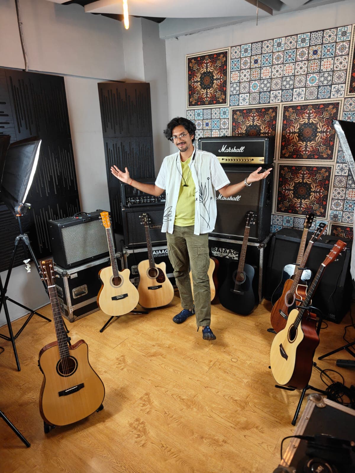 Behind the scenes content creation